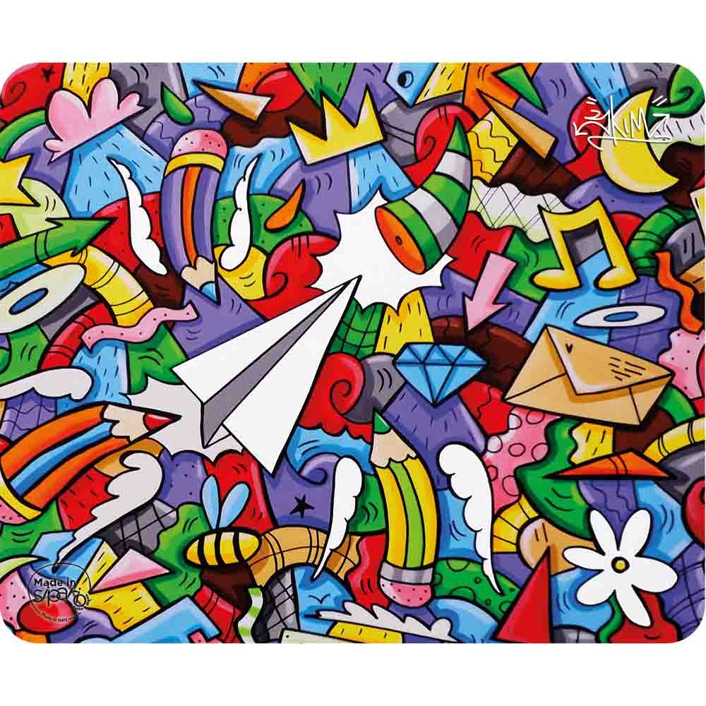 Tappetino per Mouse "AEROPLANINO" "SKIM per Made in Sipario"